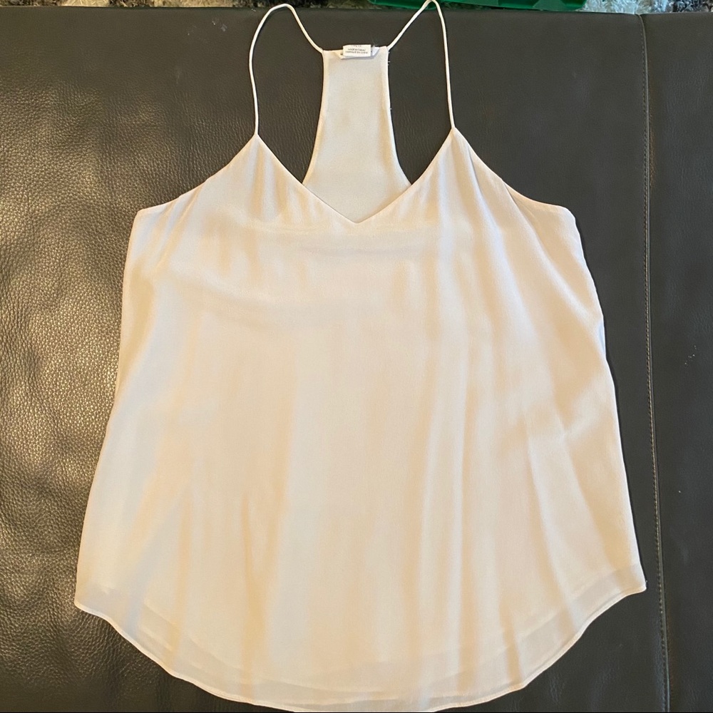 Club Monaco white silk cami